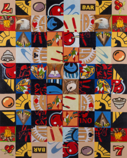 David Garneau Casino (therapeutic) Quilt, 2012