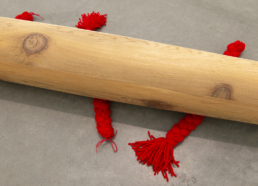 Charlene Vickers, Cedar Bone Bead (for Faye HeavyShield), 2021